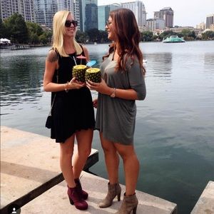 🍃 Sage Green Piko Dress